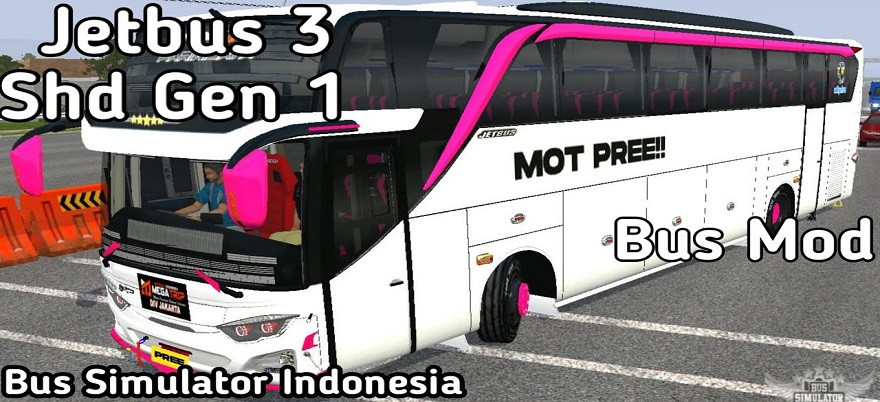 JetBus 3 SHD Gen 1 Mod BUSSID