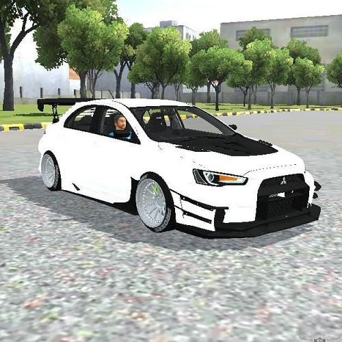 Mod BUSSID – Mitsubishi Lancer Evo 2008 Varis Bodykit