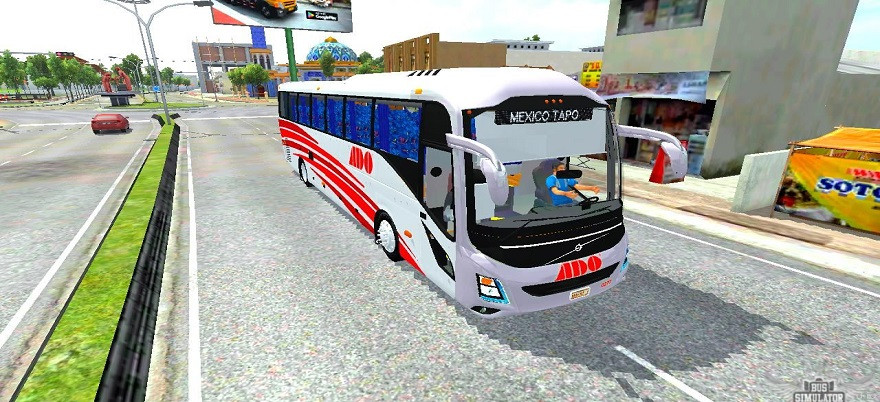 Volvo 9800 4×2 Mod BUSSID - Arti Konfigurasi 4x2