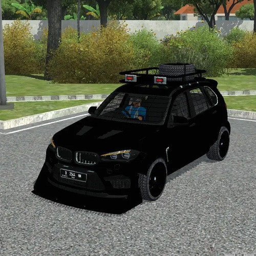 BMW X5 F15 Offroad, Mod BUSSID SUV Premium Berwajah Garang